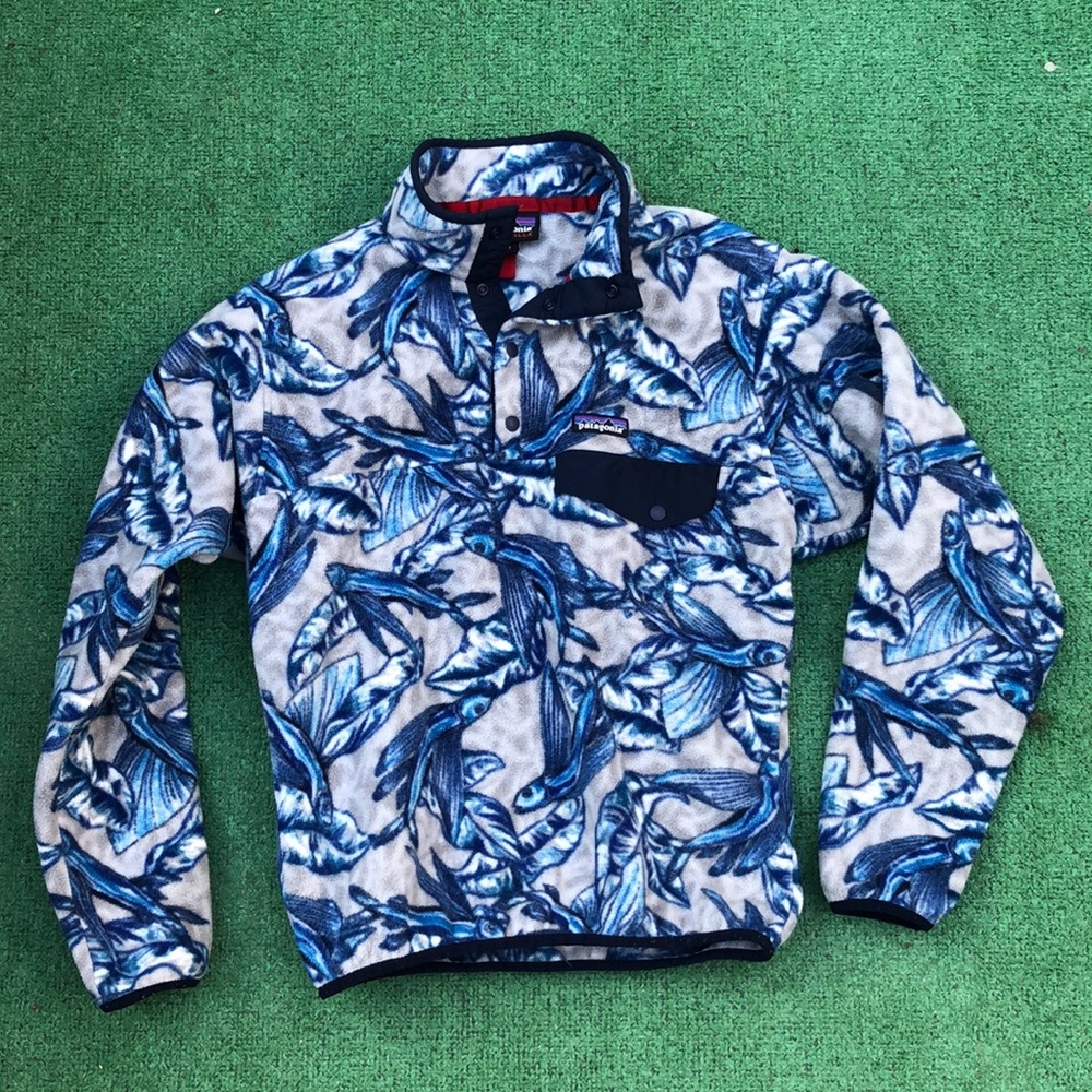 Patagonia synchilla fleece snap pullover